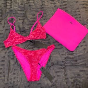 Hot pink NWT Tringl bikini set